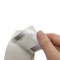 Etiqueta RFID para Gestión de Libros, 13.56Mhz ICODE SLIX, 80*50mm, Etiqueta para Biblioteca