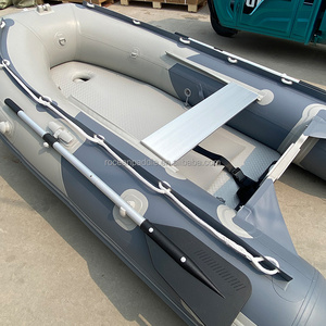 Bateaux à rames gonflables pliables de PVC avec le moteur hors-bord pour le stockage et le transport faciles - Product Image 4