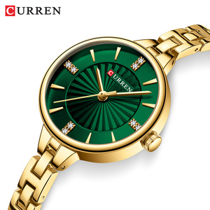 Nuevo Reloj <span class=keywords><strong>de</strong></span> Pulsera <span class=keywords><strong>de</strong></span> Cuarzo Curren 9097 9097L para <span class=keywords><strong>Mujer</strong></span>, Elegante, Clásico, a la Moda, Impermeable, para Chicas - Product Image 1