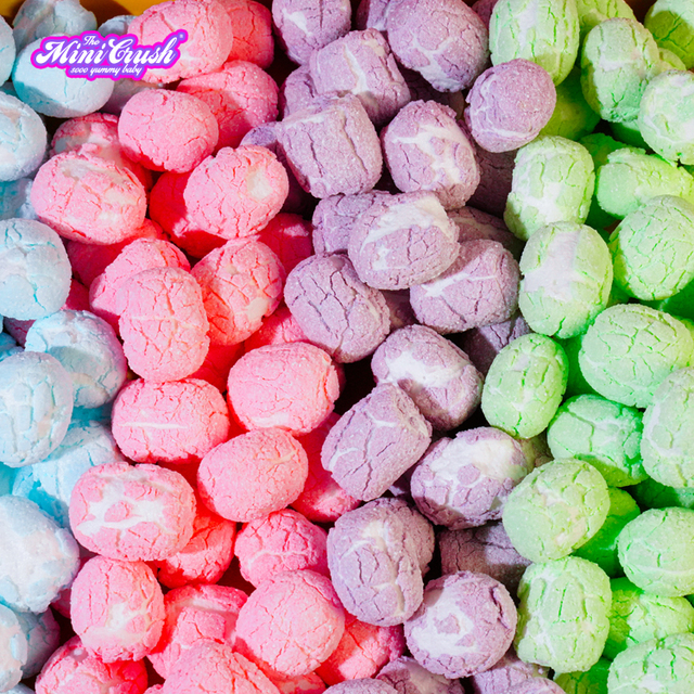 Halal Fruit Flavor Freeze Dried Candy Freeze-Dried Sour Marshmallows in Small Bag