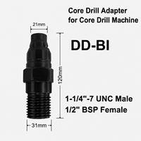 Adaptateur de connexion rapide pour foret diamanté en acier allié haute résistance DDBI 1-1/4"-7 UNC