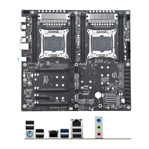 Placa base con doble procesador X99, 8 puertos NVMe, Chipset C612, placa base SATA, compatible con disco duro de 256GB, Daul Plus en venta - Product Image 6