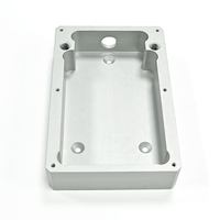 High-speed Milling Automated Packaging High-Precision CNC Machining of Silver Aluminum Metal Housing Multi-spindle Drilling