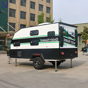 CAMPTRL Caravane mobile tout-<span class=keywords><strong>terrain</strong></span> avec une chambre, capacité <span class=keywords><strong>de</strong></span> charge <span class=keywords><strong>de</strong></span> 3000 kg, pour utilisation avec camion, <span class=keywords><strong>camping</strong></span> en plein air, en promotion - Product Image 2