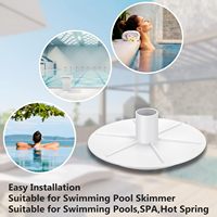 Pentair S15 & S20 Adaptateur de plaque à vide de 8 pouces pour piscines creusées, outils et accessoires de piscine 85001900