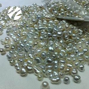 Barroco forma color blanco natural del Mar del Sur Keshi perlas sueltas - Product Image 2