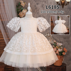 <span class=keywords><strong>Robe</strong></span> de princesse pour filles avec nœud pour <span class=keywords><strong>mariage</strong></span>, fête d'anniversaire, robes de piano pour enfants, modèles de robes pour filles, robes pour enfants - Product Image 1