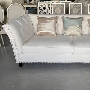 تصميم عتيق وأزرار مبطن بأزرار في الولايات المتحدة الأمريكية أريكة فخمة على الطراز الأوروبي والأمريكية من القماش - Product Image 5