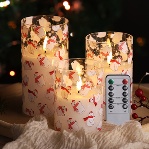 Mermei của 3D thực sự ngọn lửa trắng Pin hoạt động trà ánh sáng <span class=keywords><strong>LED</strong></span> trà ánh sáng - Product Image 4