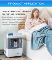 Concentrateur d'oxygène portable Longfian JAY-5/JAY-8/JAY-10 5L/8L/10L, classe II médicale, certifié CE, garantie 1 an