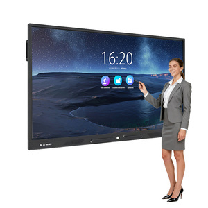 現代的な会議室用インタラクティブホワイトボード |   4K |   タッチスクリーン |   20のタッチポイント |   Android Windows OS |   プロフェッショナルスタイル - Product Image 1