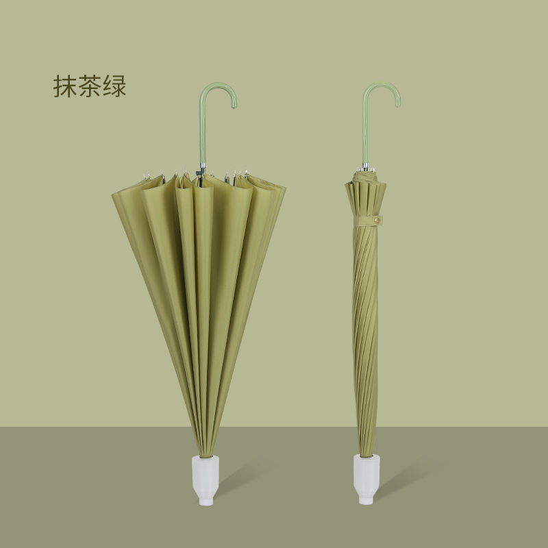 16-rib (matcha green) windproof umbrella rib waterproof cover