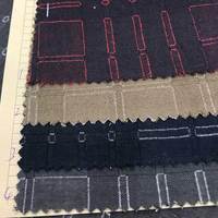 Fournisseurs chinois de tissu en lin/coton de couleur foncée, teint en fil, pour uniformes scolaires, tissu tissé à carreaux pour jupe et chemise
