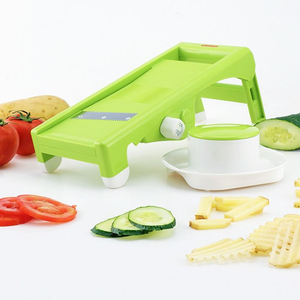 <b>Multifunctional</b> Processor Manual Hand Kitchen Dicer <b>Cutter</b> Machine Salad Potato Carrot Garlic Fruits <b>Vegetable</b> Chopper Mandolin - Product Image 4