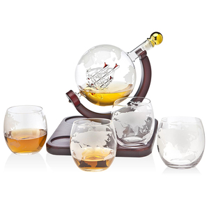 Globe vin décanteur <span class=keywords><strong>whisky</strong></span> <span class=keywords><strong>carafe</strong></span> en verre avec <span class=keywords><strong>bouchon</strong></span> - Product Image 1