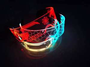 Gafas LED Luminosas Cyberpunk de Moda, Gafas Creativas con Luces LED para Fiestas - Product Image 3