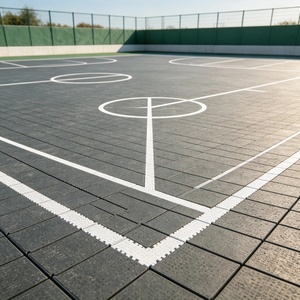 Solución Completa para Canchas Deportivas Interiores Inolp, Juego Completo de Baldosas de Caucho de Acero de 15 mm de Espesor con Firmeza de 9-13 psi, Caja de Madera - Product Image 1