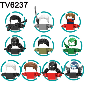 TV6237 TV6238 Supereroi Nuovi Arrivi Mini Mattoncini Figurine da Assemblare Blocchi da Costruzione Giocattolo Educativo in Plastica Regalo - Product Image 3