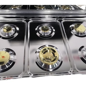 Four à pizza multifonctionnel en acier inoxydable de 900 mm, cuisinière à gaz encastrable à 6 brûleurs pour la maison - Product Image 3
