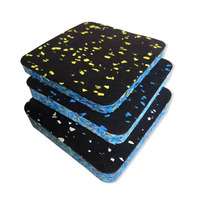 Tapis de sol en caoutchouc EPDM insonorisant et anti-vibrations pour tapis de course, machines à coudre, tables de mahjong, fitness - Épaisseur 10-25 mm