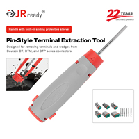 Outil d'extraction de broches de type broche JRready JRconDRK-RT1S, adapté à l'extraction des bornes de connecteurs DEUTSCH DT, DTM, DTP.