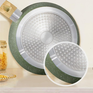 Juego de Ollas de Cocina Antiadherentes de Aleación de Aluminio de Alta Calidad de 15 Piezas con Tapas de Vidrio, Asas de Tacto Suave, Forjadas en Cerámica, Aptas para Inducción - Product Image 3