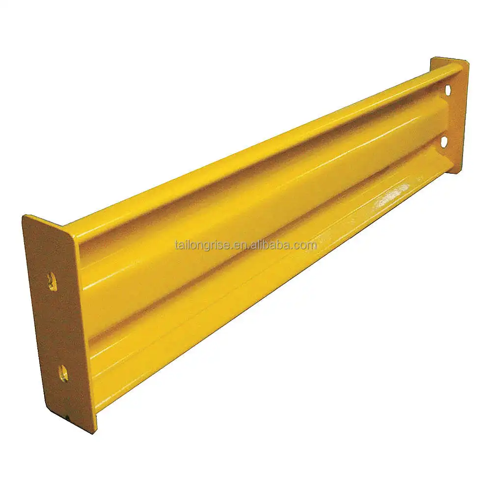 2 Rib Industrial Safety Wall Forklift Safety Barriers Heavy Duty Guard Rails Barrier