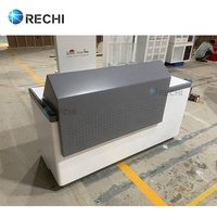 RECHI Conception d'atelier de réparation de téléphones portables Table d'entretien éclairée Caisse de caisse Comptoir de réception du service à la clientèle