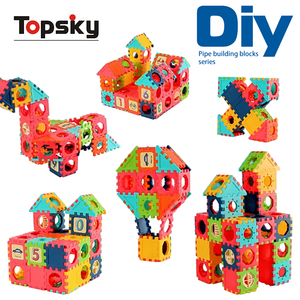 Creativo bambini da 5 <span class=keywords><strong>a</strong></span> 7 anni fai da te assemblato Non tossico Pipeline montagne russe <span class=keywords><strong>blocchi</strong></span> di costruzione educativi Set di costruzione - Product Image 5