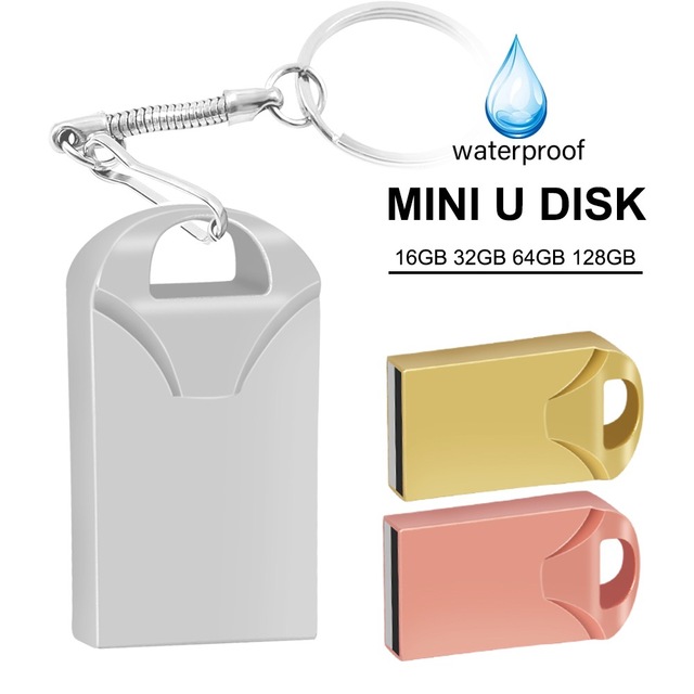 New Large-capacity High-Speed USB 2.0 32G Metal USB Flash Drive for Car & Computer Storage