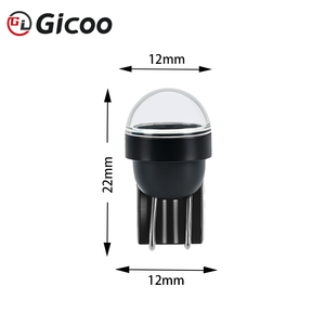 Ampoule LED Gicoo T10 W5W 2W 1000 Lumens 6000K avec lentille convexe 12V pour feux de position latéraux de voiture, feux de lecture, feux de plaque d'immatriculation, feux de signalisation, lampe de remplacement - Product Image 5