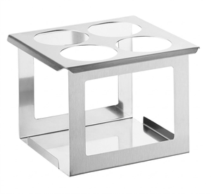 4 Hole 1/6 <b>Squeeze</b> <b>Bottle</b> HolderCommercial Kitchen Furniture Restaurant Kitchen Counter Restaurant Condiment - Product Image 1