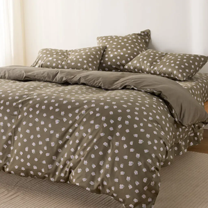 Sang Trọng Ai Cập 400TC Sateen Tấm Ga Giường Bộ Bông Phòng Ngủ Bộ Đồ Giường Duvet Cover Và Gối Đặt Cho Giường Duy Nhất Để Suer Vua - Product Image 2
