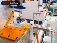 Machine de découpe CNC à double tête pour angles intérieurs à 45 degrés, pour moustiquaires et profilés aluminium étroits, avec contrôle de valeur absolue