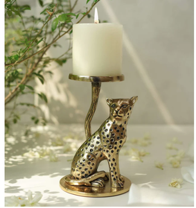 Best Selling Jaguar Pillar <b>Candle</b> <b>Holder</b> For Home Decor Handmade Stand for Christmas & Festival High Quality <b>Candle</b> <b>Holder</b> - Product Image 6