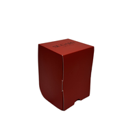 Nouveau design personnalisé, boîte d'emballage individuelle pour petit gâteau, boîte cadeau rouge de luxe pour gâteau, biscuit