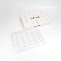 Boîtes cadeaux pliables en papier pour macarons, biscuits, desserts, baklavas, personnalisées, 30 pièces, avec logo imprimé sur feuille d'aluminium