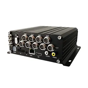 AHD 1080p H.264 8チャンネルMDVRシステムST9808モバイルデジタルビデオレコーダーカメラDVR (4GおよびGPS付き)