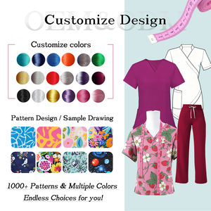 Uniforme d'hôpital BESTIN pour hommes et femmes, durable, doux, tenue de travail pour infirmières, ensemble de blouses médicales pour anesthésistes - Product Image 4