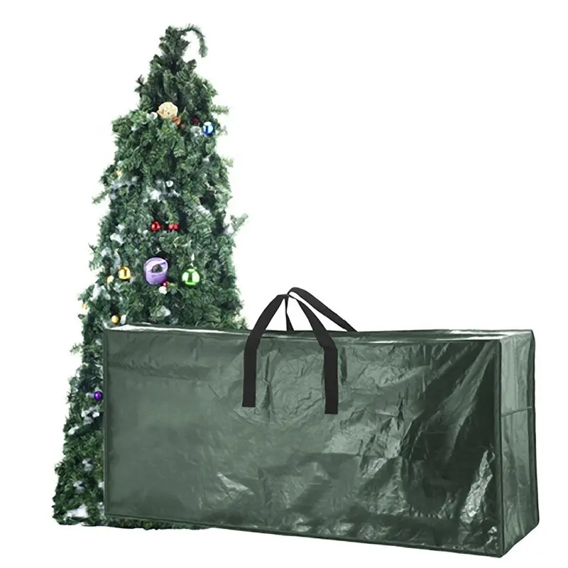 2022 Holiday Storage bag home Storage Bag with Handles premium PE woven Christmas tree storage