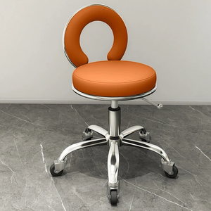 Large Work <b>Bench</b> Lifting Round Stool Beauty Stool Lifting Rotating Pulley Barber Shop Master Stool Hair Salon Special - Product Image 3