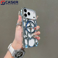 Coque souple de Dissipation thermique creuse interstellaire pour Iphone17promax coque de téléphone en TPU de placage magnétique pour iphone 17 16 15 14 13