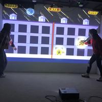 Système interactif de projecteur de réalité augmentée pour aire de jeux, machine de jeu de projection interactive au sol