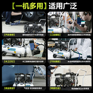 เครื่องอัดอากาศแบบไร้น้ำมัน JUBA รุ่น 2500-2 แบบลูกสูบ สำหรับงานพ่นสีและงานฉาบปูน - Product Image 3