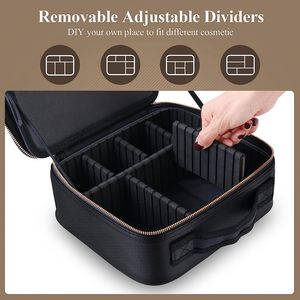 Borsa per il trucco cosmetica da donna portatile professionale all'ingrosso borsa per il trucco custodia per il trucco borsa per il trucco con specchio intelligente - Product Image 5