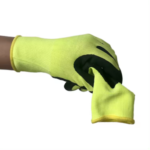 Venta caliente de punto de trabajo recubierto de goma hogar caucho nitrilo naranja frío invierno trabajo al aire libre guantes de seguridad para el trabajo - Product Image 3