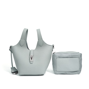 <span class=keywords><strong>Sac</strong></span> <span class=keywords><strong>à</strong></span> <span class=keywords><strong>main</strong></span> femme en cuir de vachette monocouche multifonctionnel et tendance - <span class=keywords><strong>Sac</strong></span> seau - <span class=keywords><strong>Sac</strong></span> <span class=keywords><strong>à</strong></span> bandoulière sous le bras - Product Image 6