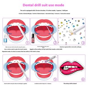 Perceuse dentaire 3D américaine européenne Rhinestones outil de colle en plastique transfrontalier perceuse décorative oeil de cheval pour poteaux <span class=keywords><strong>dentaires</strong></span> - Product Image 3