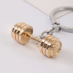 New Fashion Dumbbell Keychain Creative Couple Pendant Women Jewelry <b>Backpack</b> Pendant Keyring Popular Fitness Gift - Product Image 3