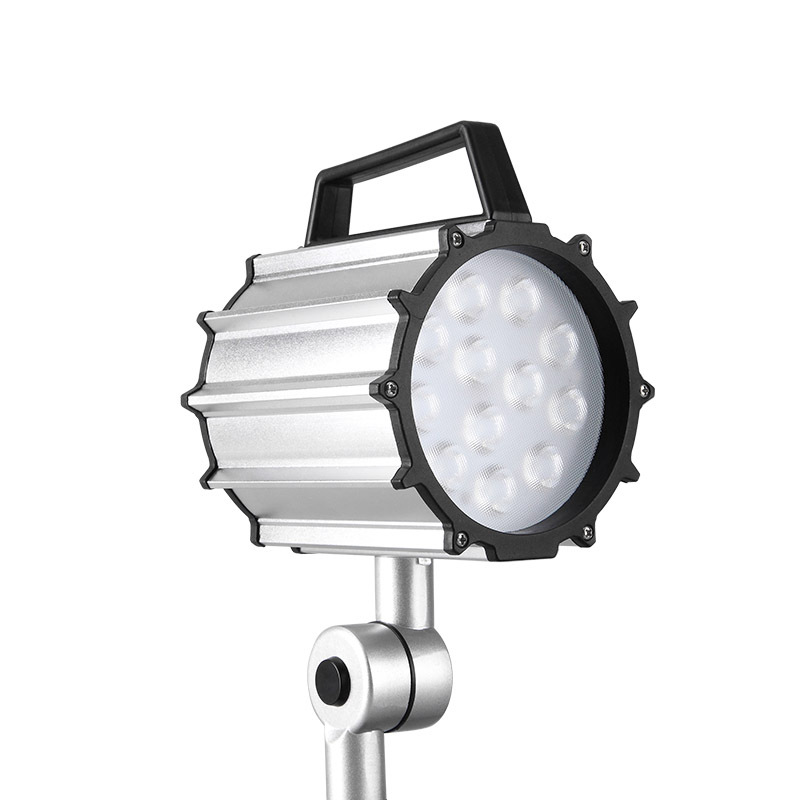 15W IP67 Waterproof Aluminum Alloy Cob LED Work Light 12-220V for CNC Machine Tools Workshop 60 Beam Angle 3-Year Warranty